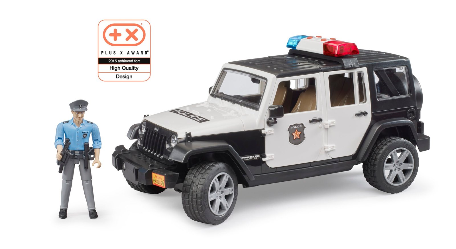 02526-1 02526 - VEHÍCULO POLICIAL JEEP WRANGLER UNLIMITED RUBICON CON POLICÍA Y ACCESORIOS - Imagen 1