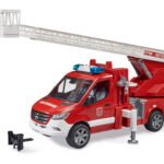 02673 - CAMIÓN DE BOMBEROS MB SPRINTER CON ESCALERA GIRATORIA, BOMBA Y MÓDULO DE LUZ Y SONIDO