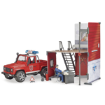 62701 - ESTACIÓN DE BOMBEROS + AUTO LAND ROVER DEFENDER + BOMBERO - Imagen 2