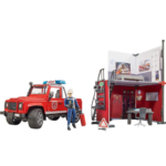62701 - ESTACIÓN DE BOMBEROS + AUTO LAND ROVER DEFENDER + BOMBERO - Imagen 3