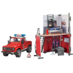 62701 - ESTACIÓN DE BOMBEROS + AUTO LAND ROVER DEFENDER + BOMBERO - Imagen 5