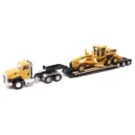 84414 - CAMIÓN CAT CT660 CAMA BAJA CON MOTONIVELADORA CAT 163H - ESC: 1:87