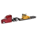 84419 - CAMIÓN PETERBILT 579 CAMA BAJA CON BULLDOZER CAT D5M - ESC: 1:87