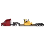84419 - CAMIÓN PETERBILT 579 CAMA BAJA CON BULLDOZER CAT D5M - ESC: 1:87 - Imagen 3