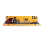 84419 - CAMIÓN PETERBILT 579 CAMA BAJA CON BULLDOZER CAT D5M - ESC: 1:87 - Imagen 2