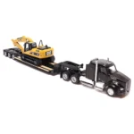 84420 - CAMIÓN KENWORTH T880 CAMA BAJA CON EXCAVADORA CAT 320D L - ESC: 1:87 - Imagen 3