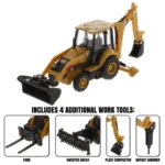 85765 - RETROEXCAVADORA CAT 420 XE CON 6 PIEZAS INTERCAMBIABLES - ESC: 1:64 - Imagen 2