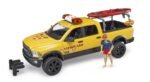 02506 - RAM 2500 POWER WAGON SALVAVIDAS CON FIGURA, TABLA DE PADDLE SURF Y MÓDULO DE LUZ Y SONIDO.