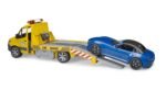 02675 - CAMIÓN TRANSPORTADOR DE AUTOMÓVILES MB SPRINTER CON MÓDULO DE LUZ Y SONIDO Y ROADSTER - Imagen 4