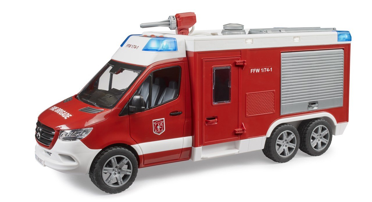 02680_01 02680 - VEHÍCULO DE RESCATE DE BOMBEROS MERCEDES BENZ SPRINTER CON MÓDULO DE LUZ Y SONIDO - Imagen 1